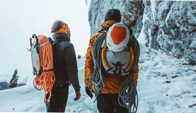 Rope -portable mountaineering backpack. Source: Online.kukenas.top website; Photographer: Unknown