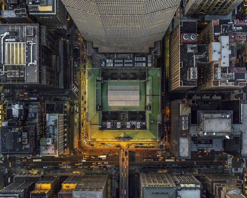Aerial Photo of New York City's tall structures