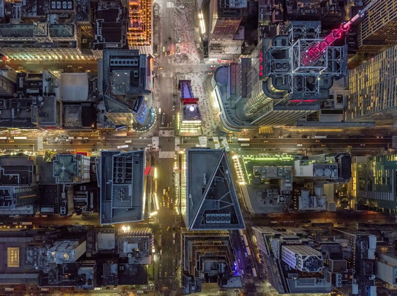 Aerial Photo of American Nights
