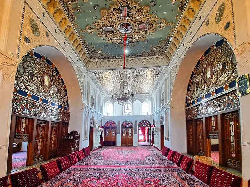 Qazvin Amini House Architecture and Decorations, Photo Source: Google Map, Photographer: Mahila H