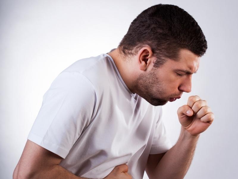 The method of treating repeated coughing after colds