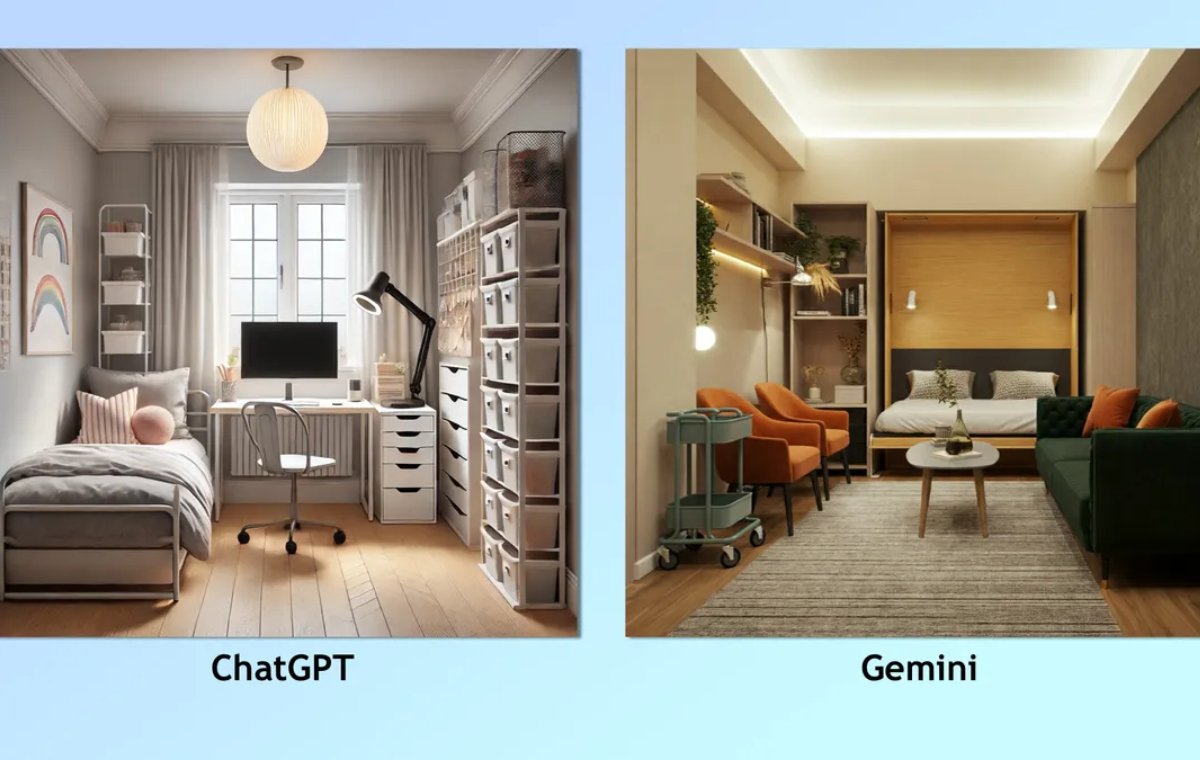 Comparison of GPT and Jena Chat in Designing a Room