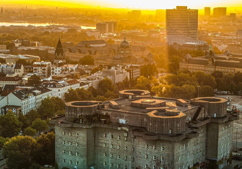 St. Pauli's shelter in Hamburg; Photo Source: Bunker-Stpauli.de site; Photographer: Unknown