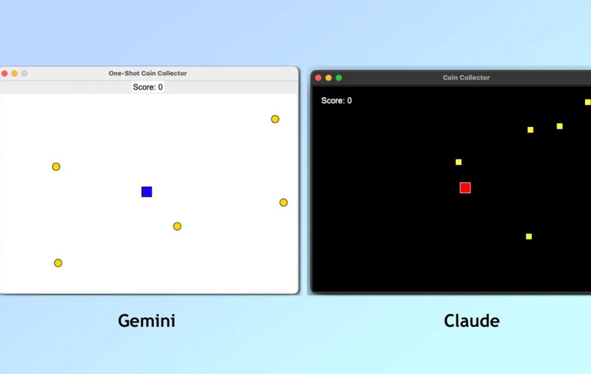 Game coded written by artificial intelligence Gemini and Claude