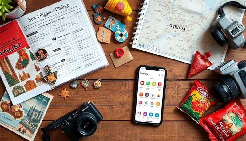 Georgia Map with Camera and Planning Office, Photo Source: Tripjive.com, Photographer: Unknown