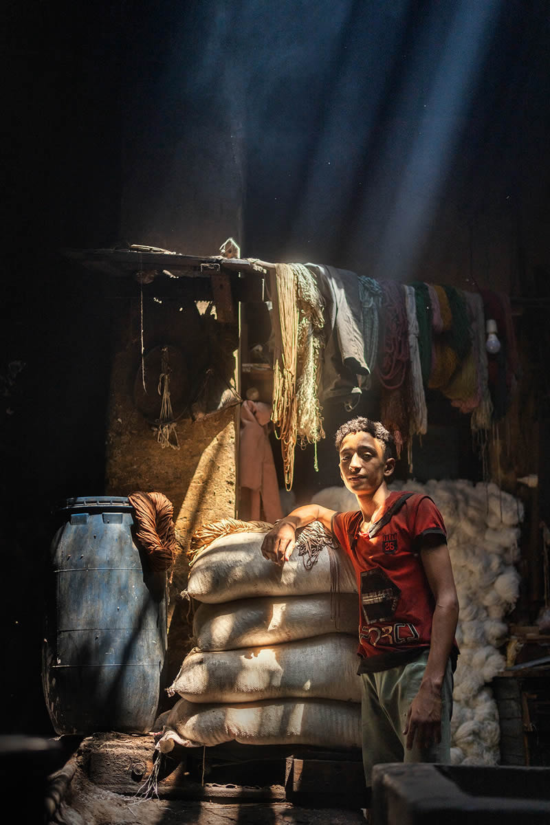 Egyptian boy on the streets of Cairo