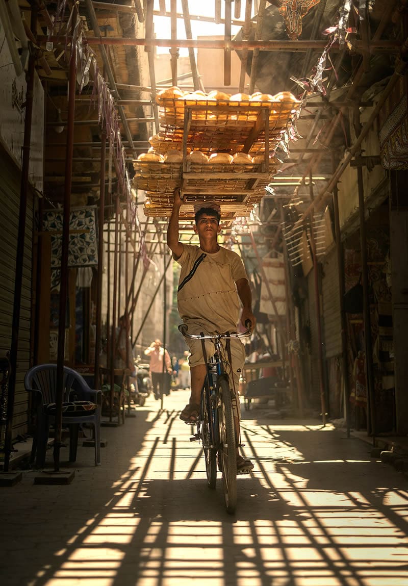 Cycling on the streets of Cairo