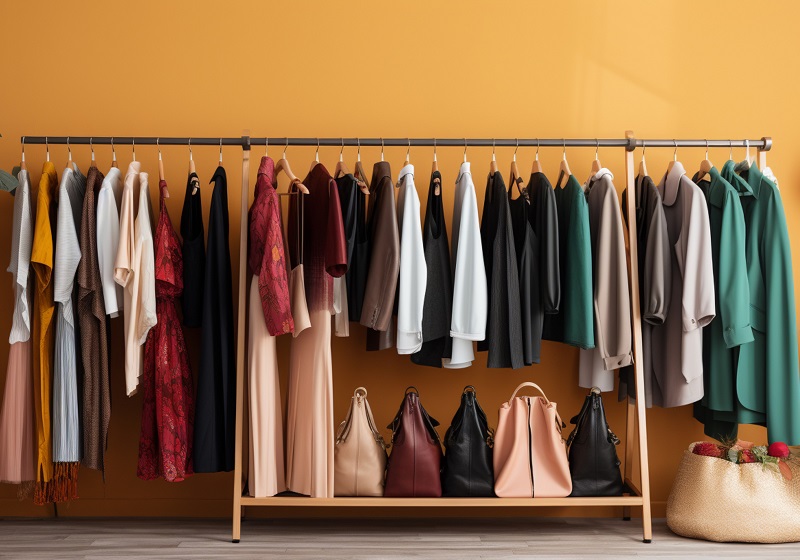 Colorful clothes and bags for travel; Photo Source: vecteezy.com; Photographer: Unknown