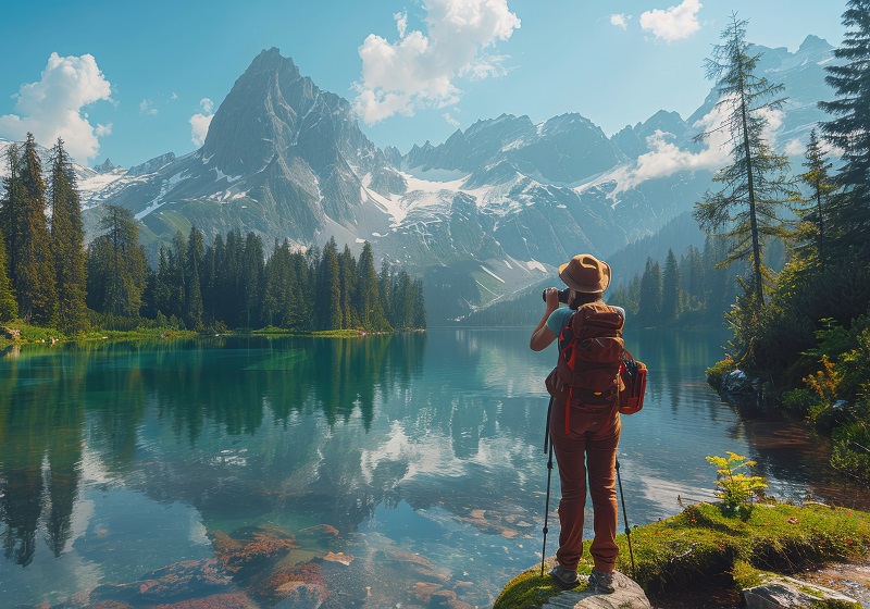 Nature and photography on the lake coast; Photo Source: vecteezy.com; Photographer: Gankogroup