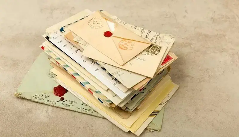 The envelopes of the letter; Photo Source: Myheritage Knowledge Base; Photographer's name: Unknown