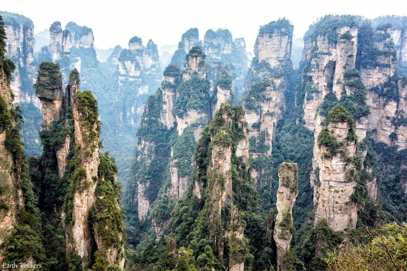 Zhangjiajie National Park in China 