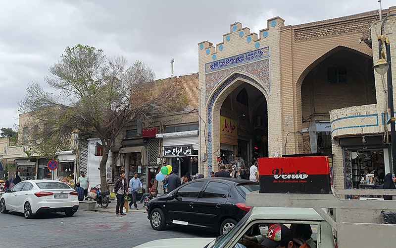 Semnan Market Input, Photo Source: Google Map, Photographer: Matin Matin 