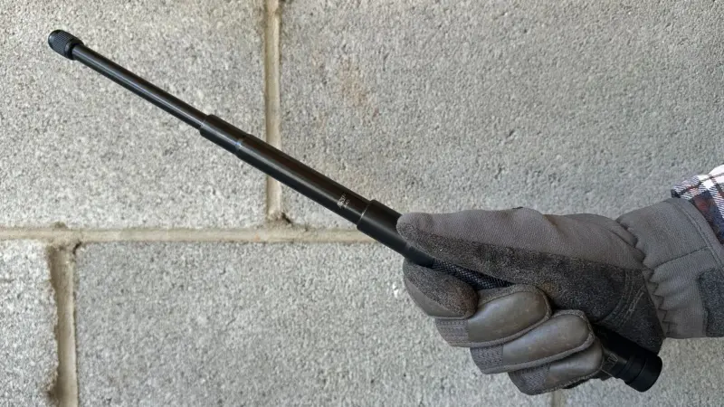 Telescopic baton; Photo Source: TRUEPERPER.COM. Photographer: Unknown