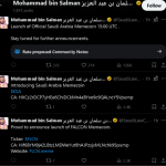 Hacking an official account of X -Saudi Legal Conference