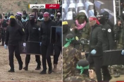 Hamas Initiative in delivery of Zionist bodies+ images
