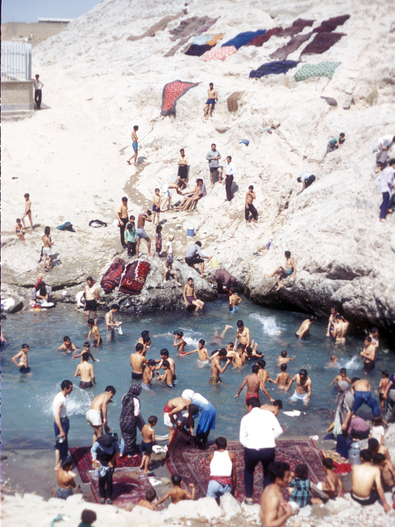 Carpet washing at Ali's spring