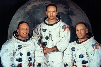 Photo by Neil Armstrong, Michael Collins, Was Alderin, Photo Source: Britannica Site, Photographer: Unknown