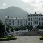 Historical photo of the old Ramsar Hotel Photographer Charles Schroeder