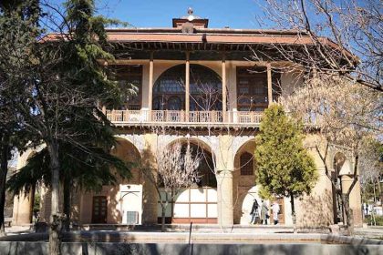 Chehelston Qazvin Palace, Photo Source: Google Map, Photographer: Pouya Sharif