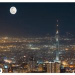 Spectacular places in Tehran at night