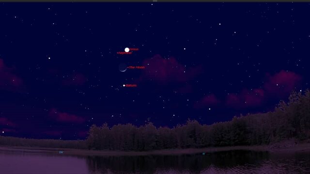 The beautiful sky of avalanche;