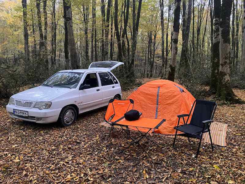 Camping in the forest of two thousand. Source: Google Map; Photographer: mohammad mahdi aghakhani