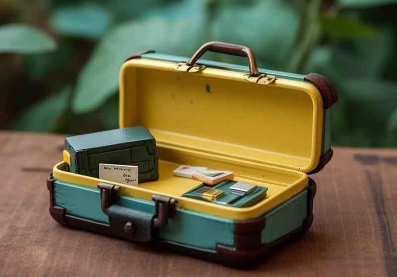 Miniature travel suitcase; Photo Source: vecteezy.com; Photographer: Gstudioimagen