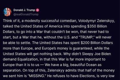 Trump: Zleansky is a dictator