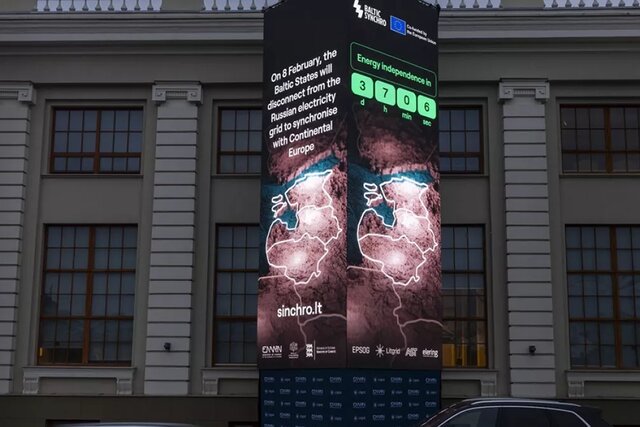 Video/ Separation of Baltic States from Russian Electric Network