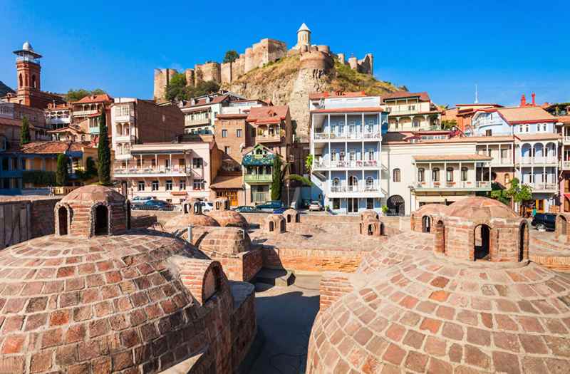 Historical monuments in the old city of Tbilisi, Photo Source: Budgettravelplans.com, Photographer: Unknown