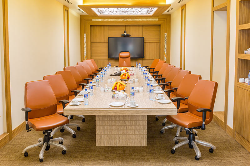 The interior of the Emerald Hotel Esteghlal Hotel Meeting; Photo Source: Tehran Esteghlal Hotel website; Photographer: Unknown
