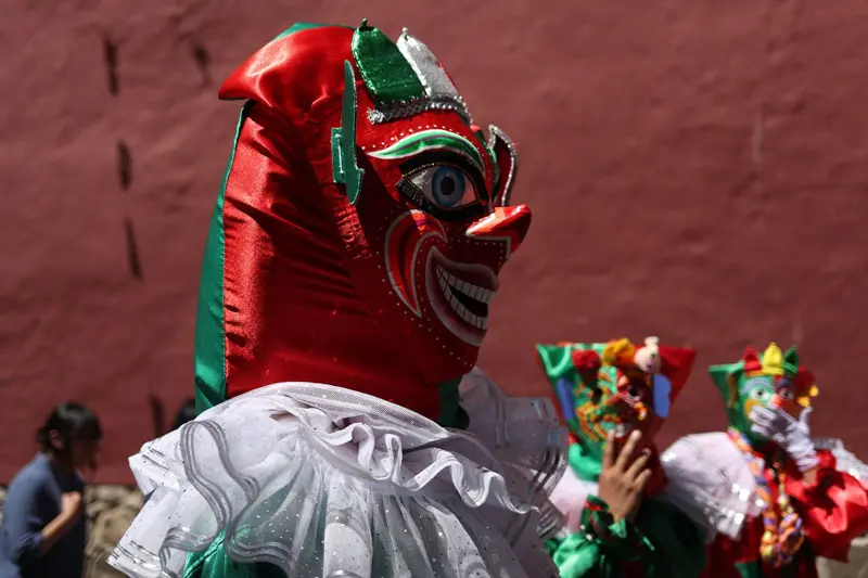 Carnival of Natives in Lapaz, Bolivia; Photo Source: Theguardian; Photographer Name: Luis Gandarillas