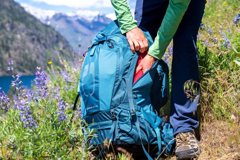 Spray backpack with ventilation system. Source: Switchbacktravel.com website; Photographer: Unknown