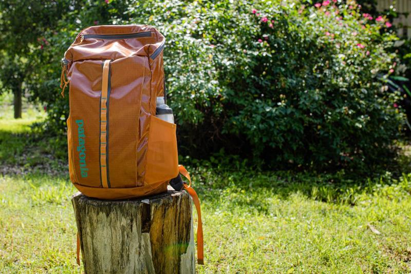 Patagonia's backpack with orange. Source: Ambmag.com.au; Photographer: Unknown