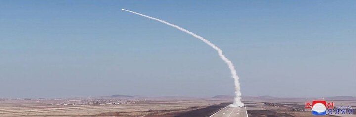 New Korea's new anti -aircraft missile system test+ images