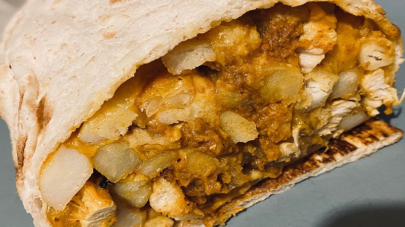 Roti (Roti) of Cape Town street food