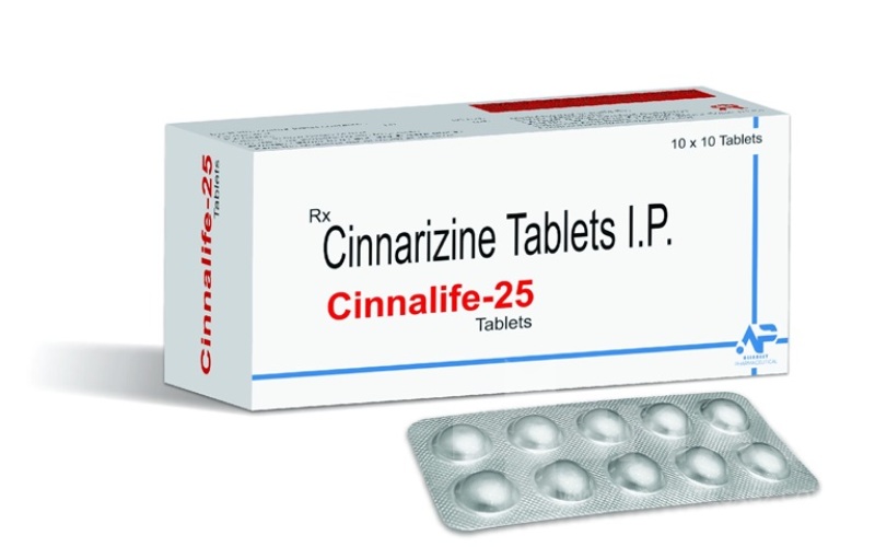 How to take cinarisin pills for migraine and dizziness
