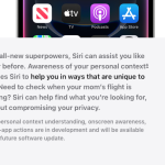 Delay in the supply of Siri artificial intelligence capabilities