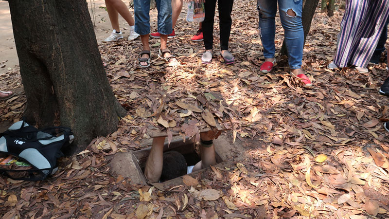 Kuchi tunnels known as war tunnels: Vietnam War History