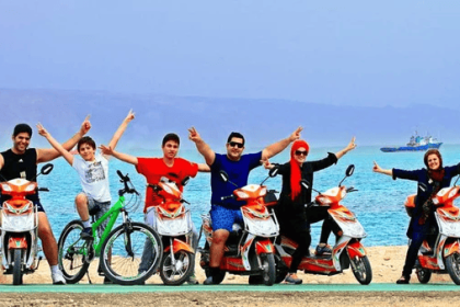 Surfing in Kish with the motor