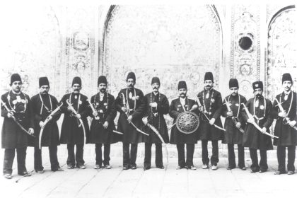 Qajar princes' memorial photo in Golestan Palace