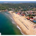 Baga Beach of the sights of Goa India