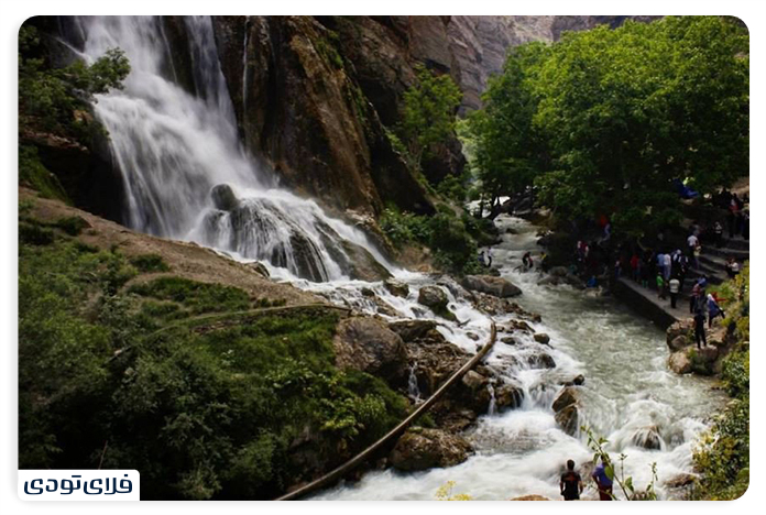Lorestan White Waterfall