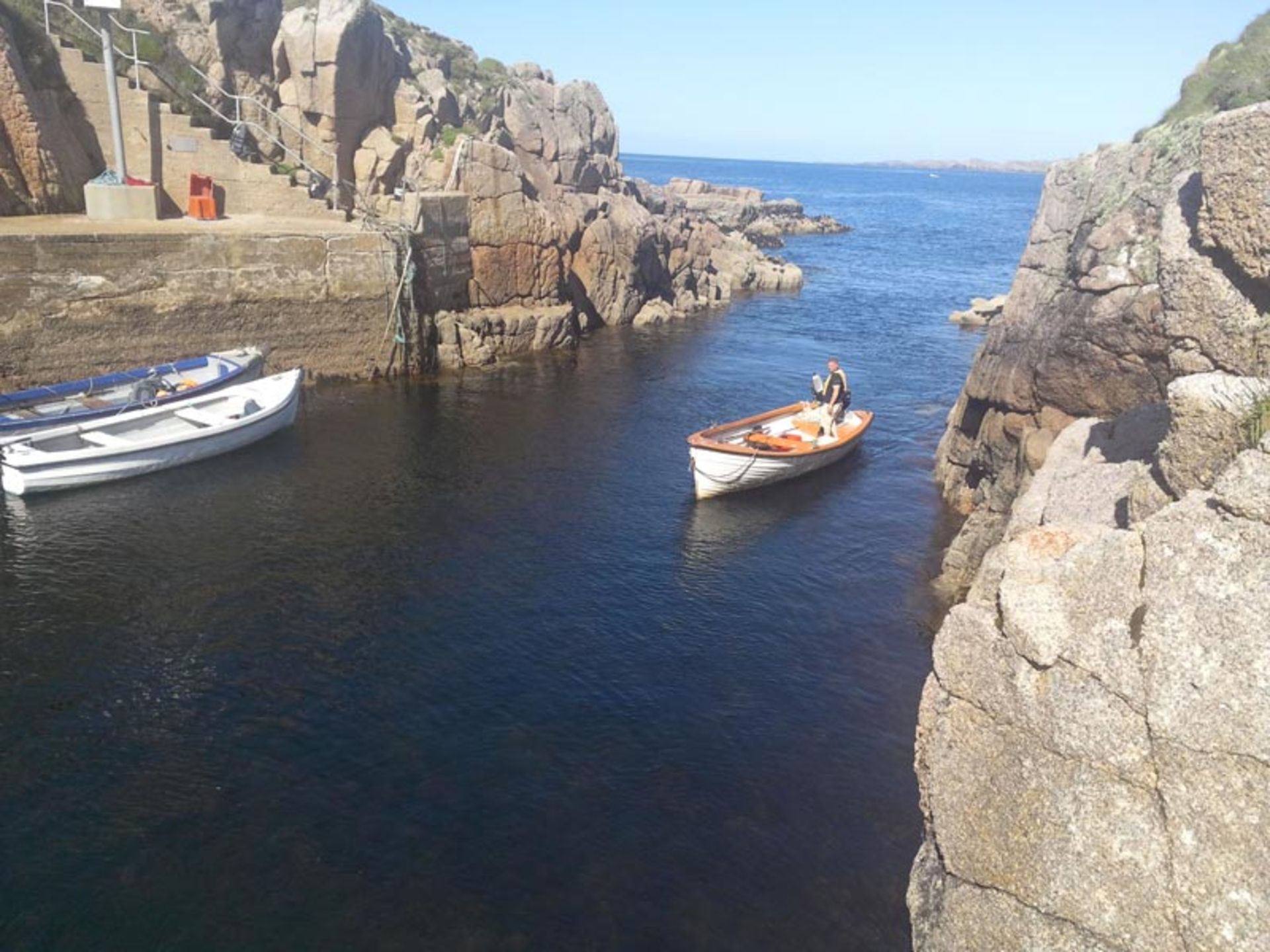 Boat on the Ireland Island