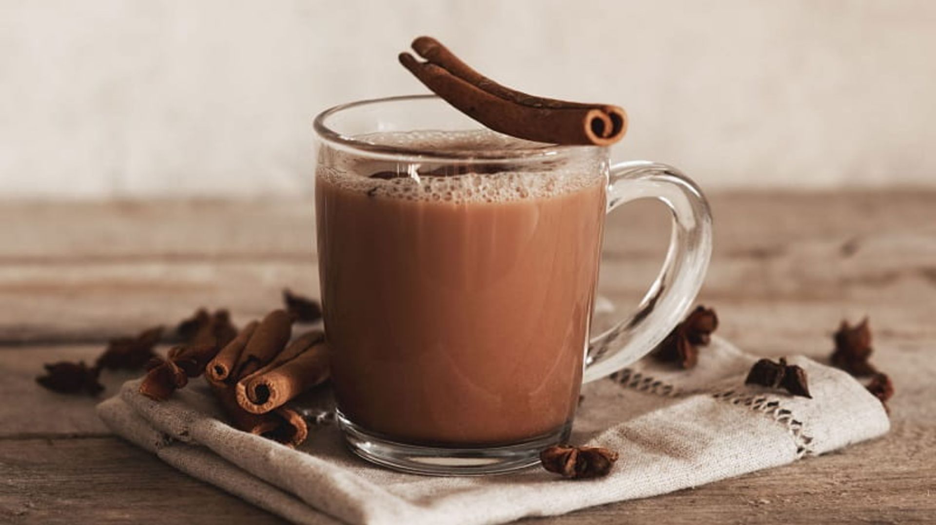 Massala tea with milk