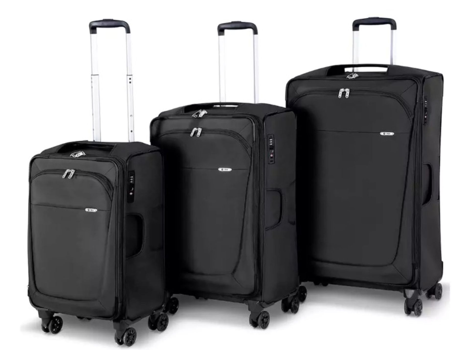 Nilper Tourist brand black luggage