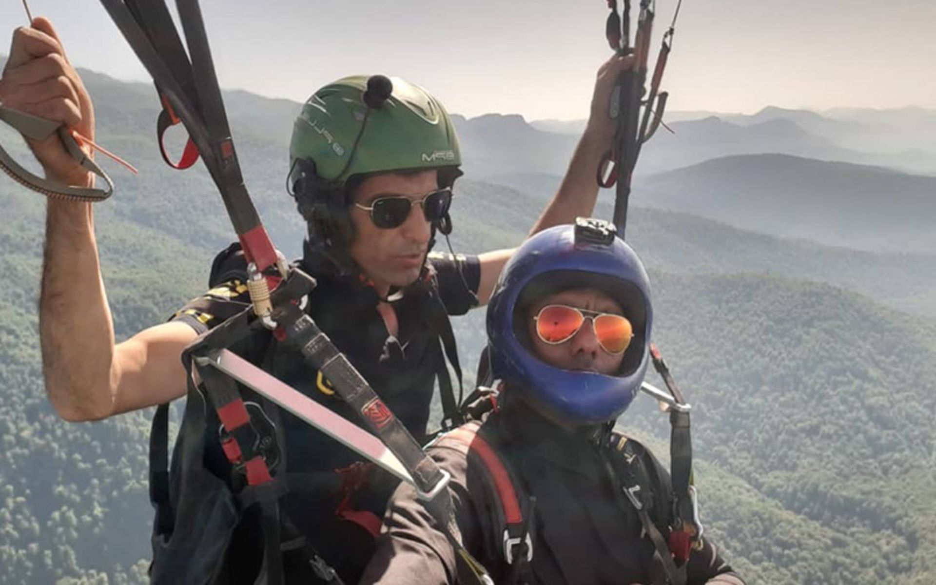 Flight on the Drazno site