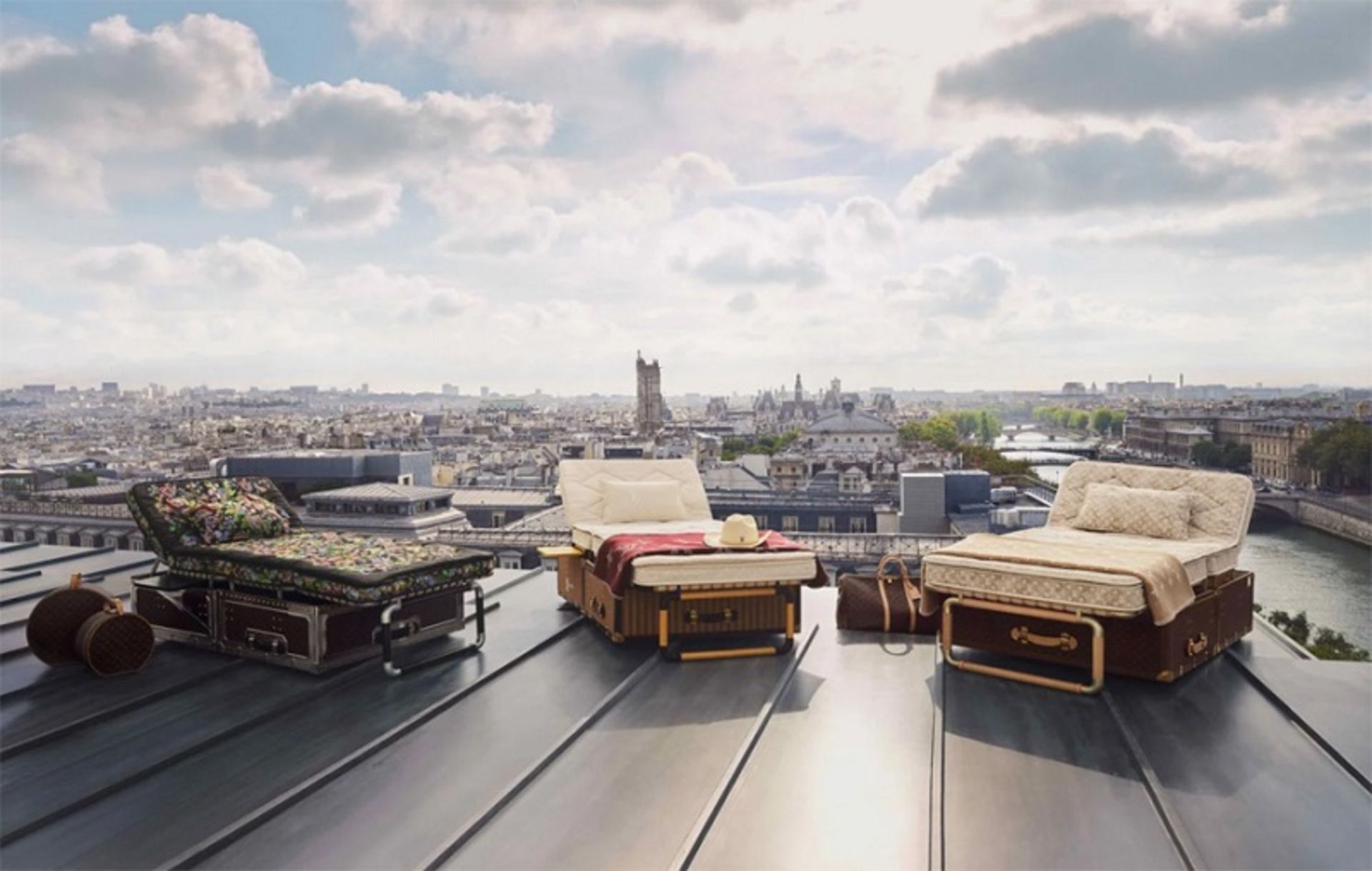 Louis Vuitton luxury luggage