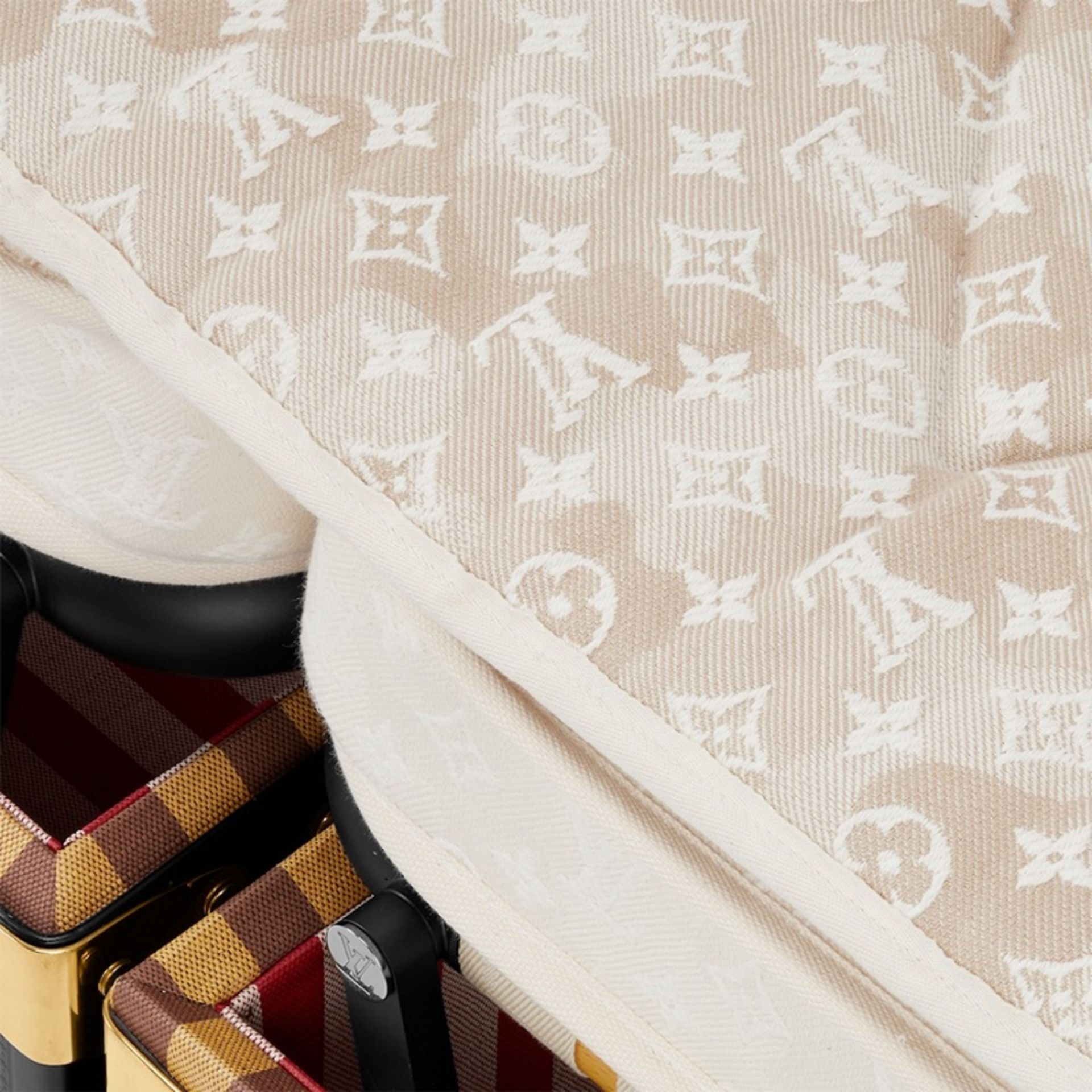 Louis Wilton logo on Louis Vuitton