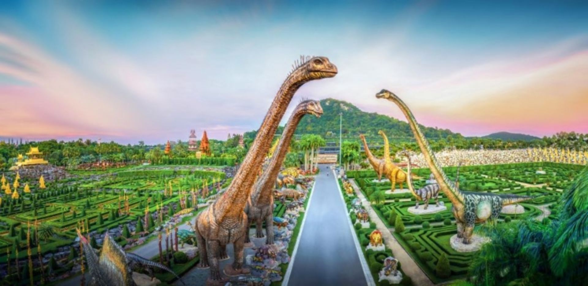 The tropical garden of Nong Nagch in Pattaya